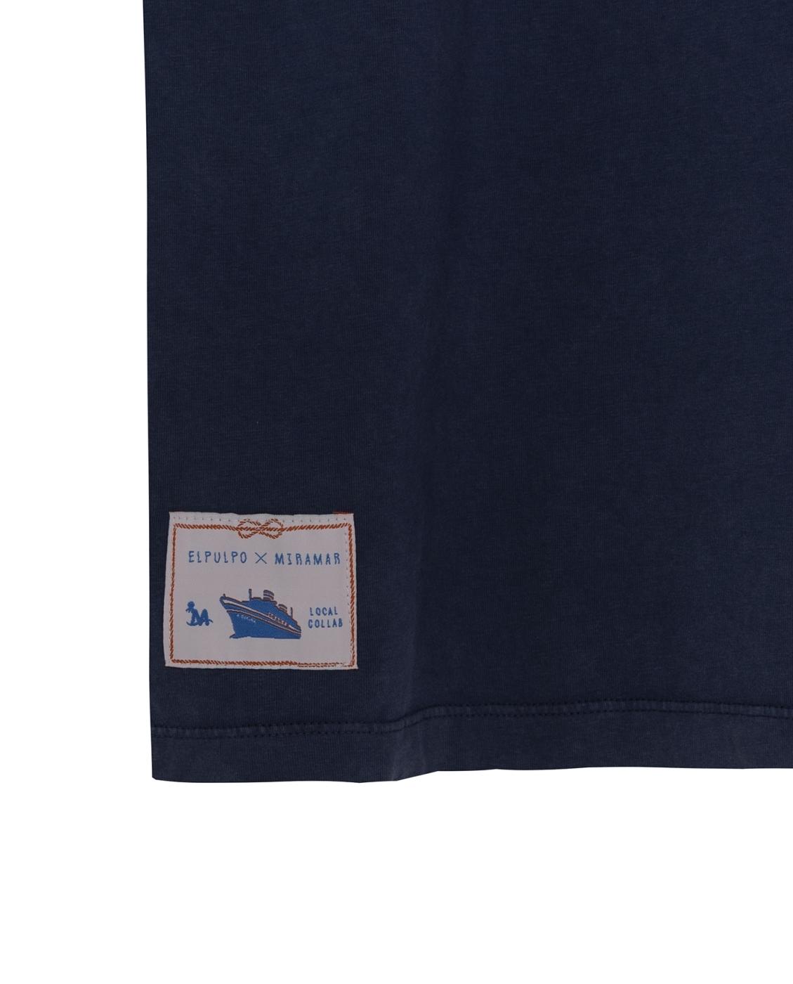 Camiseta Sea Azul Marino Delavé