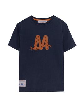 Camiseta Niño Atlantic Azul Marino Delavé