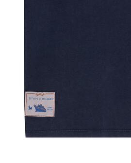 Camiseta Niño Atlantic Azul Marino Delavé